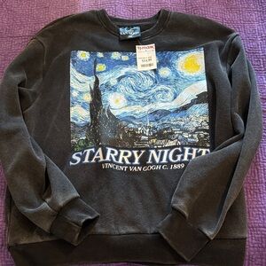 Starry Night Black Sweater